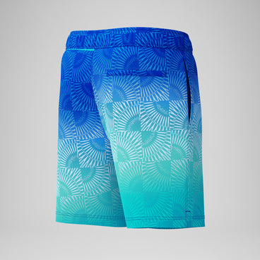 Men's Print Redondo Edge Swim Shorts Deep Blue
