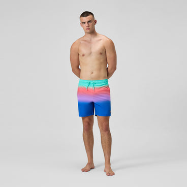 Men's Print Redondo Edge Volley Swim Trunks Multicolored