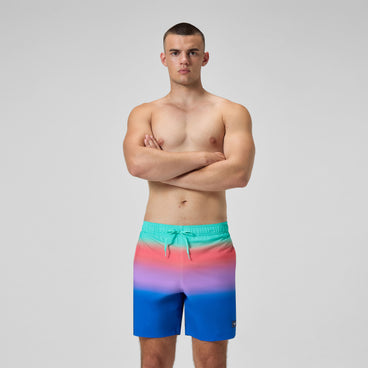 Men's Print Redondo Edge Volley Swim Trunks Multicolored