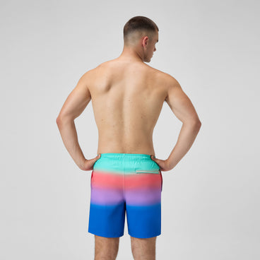 Men's Print Redondo Edge Volley Swim Trunks Multicolored