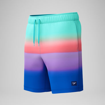 Men's Print Redondo Edge Volley Swim Trunks Multicolored