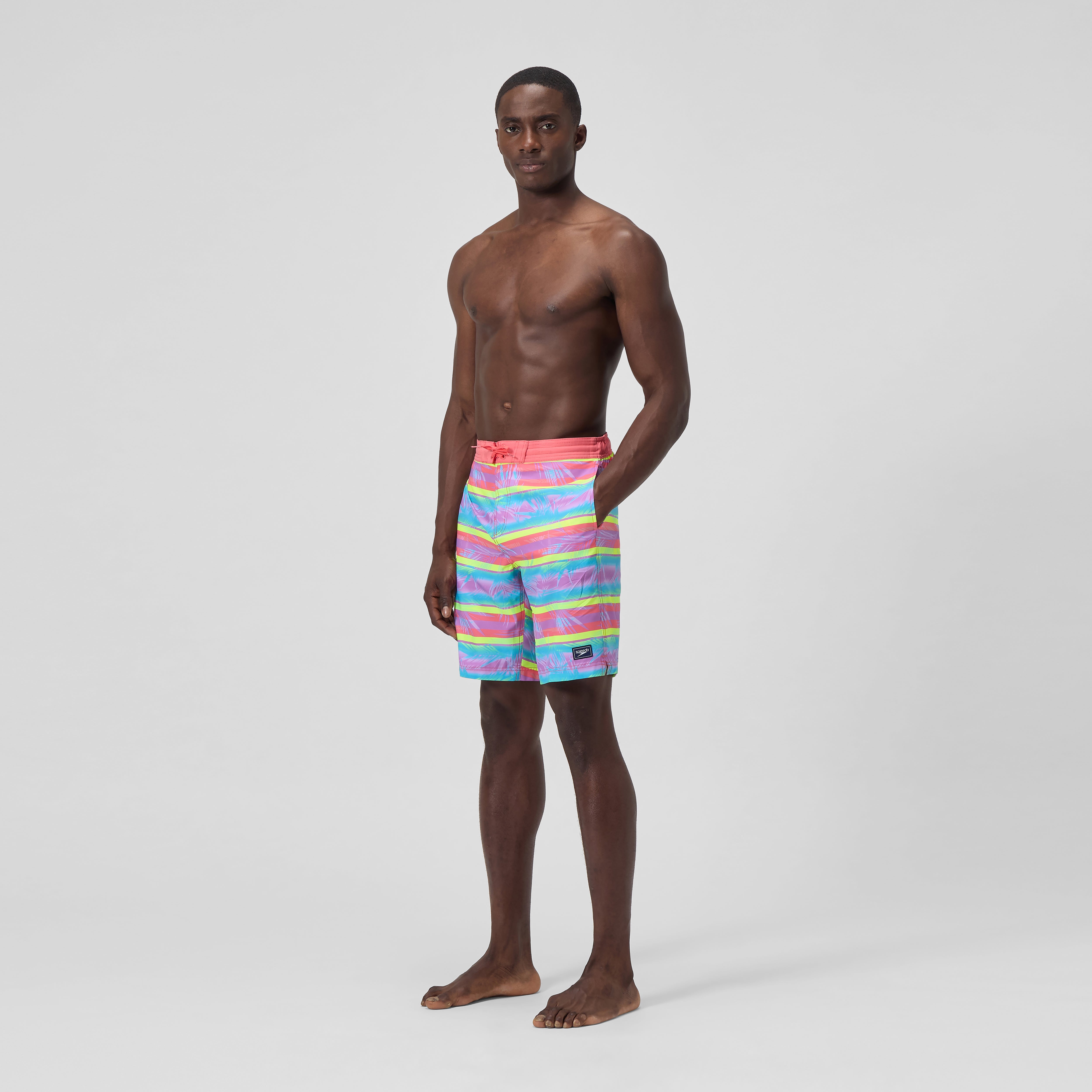 Peedometer Fast Men's Bondi Printed Swim Shorts Orange & Speedo