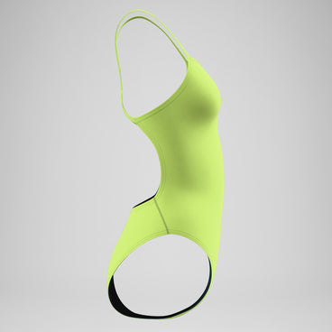 Women's Club Training V-Back 2.0 Swimsuit Lime Green