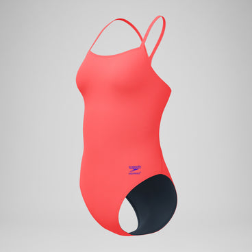 Women's Club Training Solid V-Back 2.0 Swimsuit Orange