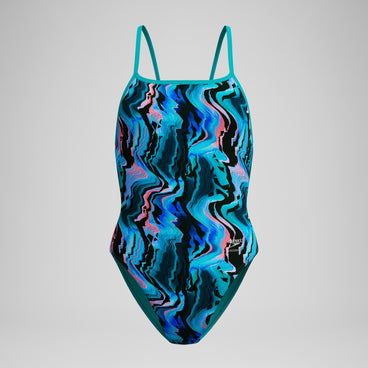 Women's Web Back Swimsuit Black