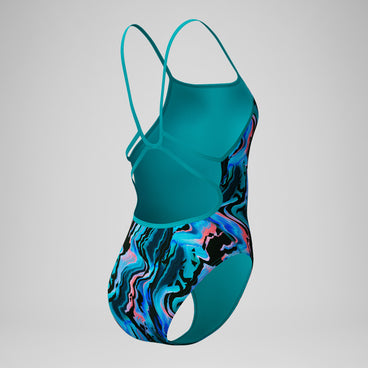 Women's Web Back Swimsuit Black