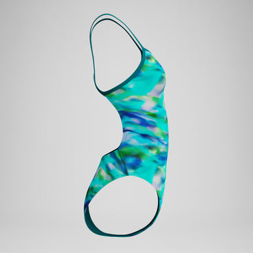 Women's V-Back 2.0 Swimsuit Sunset Grove/Green