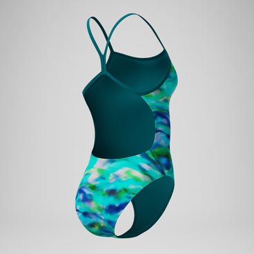 Women's V-Back 2.0 Swimsuit Sunset Grove/Green