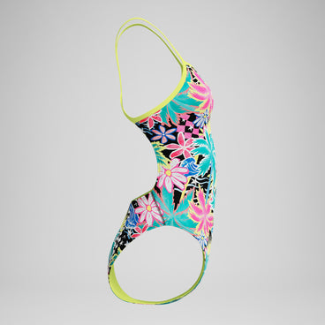Women's Club Training Printed V-Back 2.0 One Piece Green