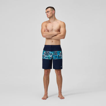 Men's Printed Bondi Swim Shorts Navy/Blue