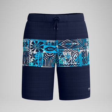 Men's Printed Bondi Swim Shorts Navy/Blue