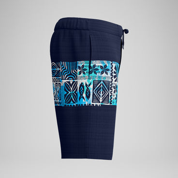 Men's Printed Bondi Swim Shorts Navy/Blue