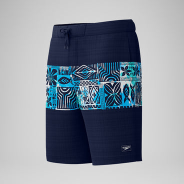 Men's Printed Bondi Swim Shorts Navy/Blue