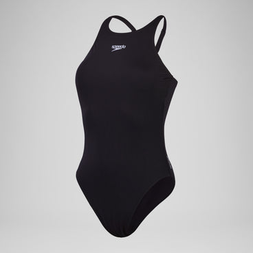 Women's Endurance+ Longer Body V Neck Swimsuit Black