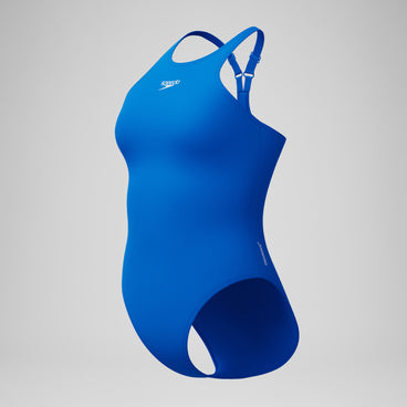 Women's Endurance+ Longer Body V Back Swimsuit Blue