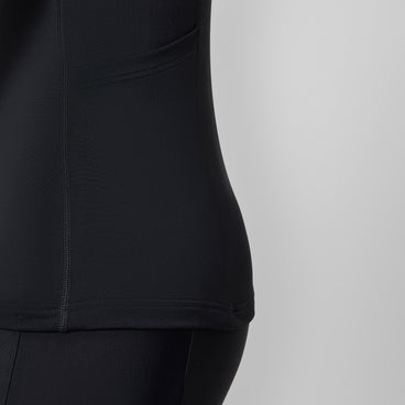 Women's Long Sleeve Rash Top Black