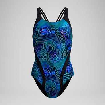 Women's Quantum Splice Swimsuit Black