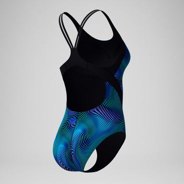 Women's Quantum Splice Swimsuit Black