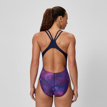 Women's Quantum Splice Swimsuit Navy