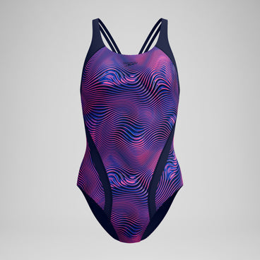 Women's Quantum Splice Swimsuit Navy