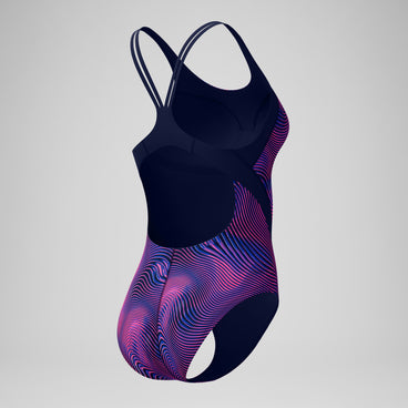 Women's Quantum Splice Swimsuit Navy