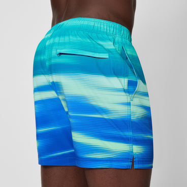 Men's Print Redondo Edge Swim Shorts Deep Blue