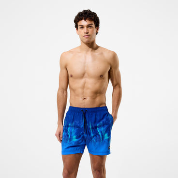 Men's Redondo Edge Printed Swim Shorts Blue