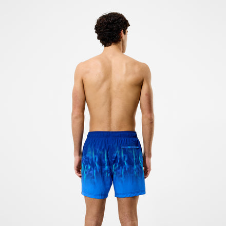Men's Redondo Edge Printed Swim Shorts Blue