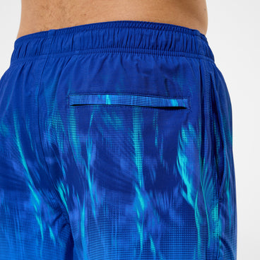 Men's Redondo Edge Printed Swim Shorts Blue