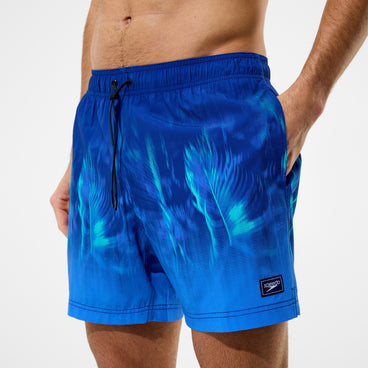 Men's Redondo Edge Printed Swim Shorts Blue