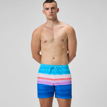Men's Printed Redondo Edge Swim Shorts Blue/Pink