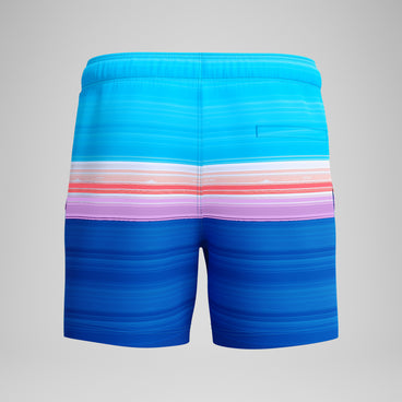 Men's Printed Redondo Edge Swim Shorts Blue/Pink