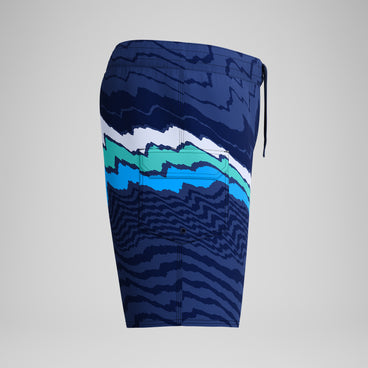 Men's Lookout Printed Swim Shorts Navy/Blue