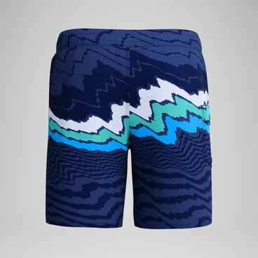 Men's Lookout Printed Swim Shorts Navy/Blue