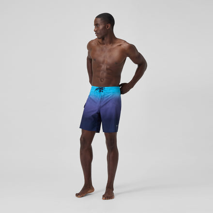 Men's Print Speedo Flex Boardshort Blue