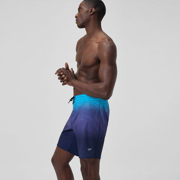 Men's Print Speedo Flex Boardshort Blue