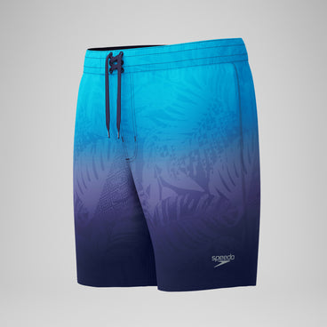 Men's Print Speedo Flex Boardshort Blue