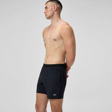 Men's Lookout Solid Swim Shorts Black