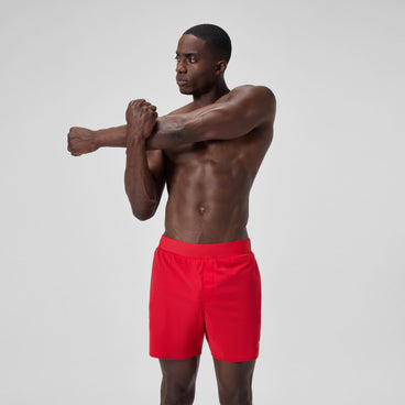 Men's The Lookout Volley Swim Shorts Red
