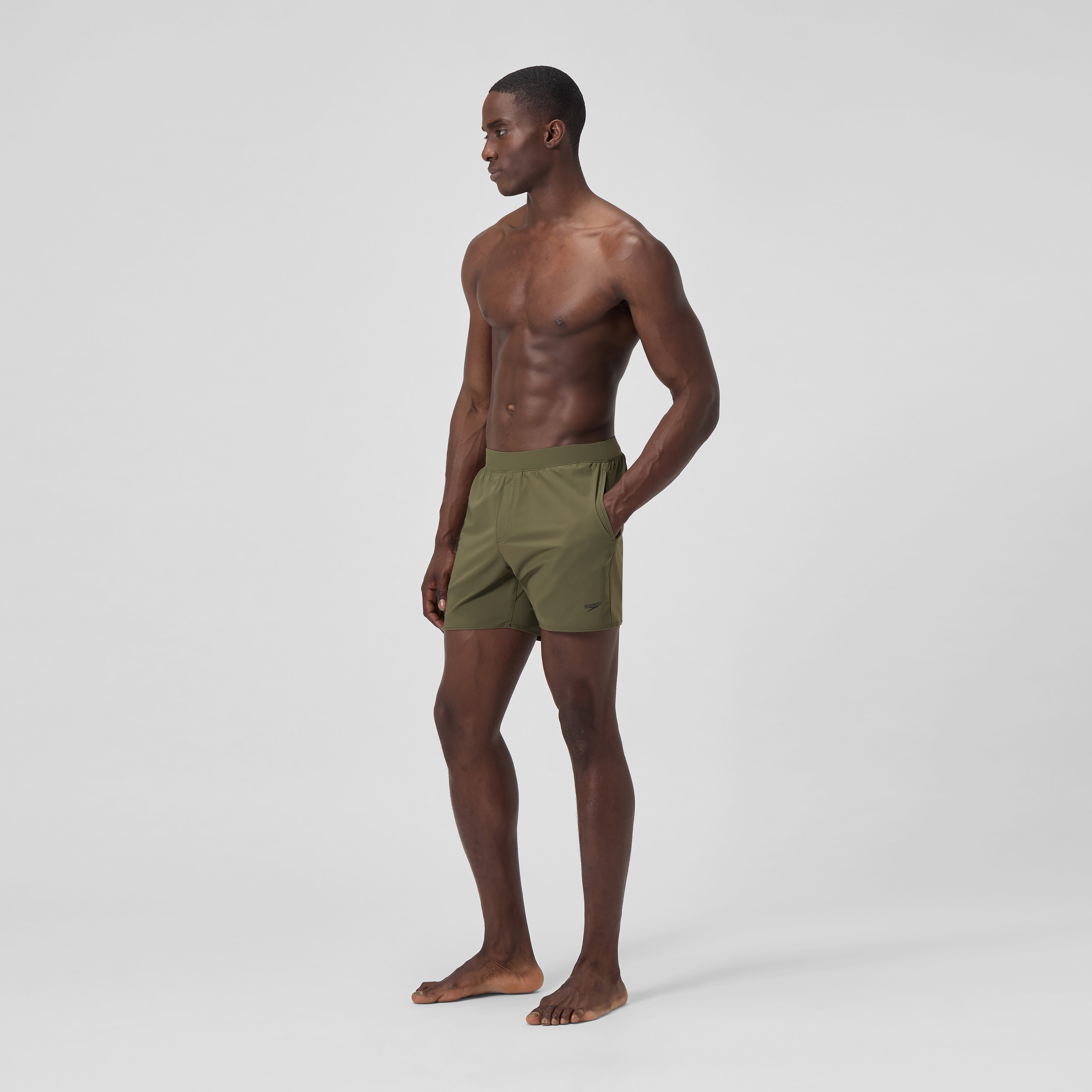 Men's Lookout Solid Swim Shorts Green | Speedo