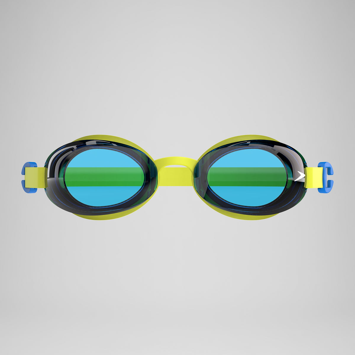 Speedo Jet 2.0 Zwembril Voor Kinderen – Uniseks, Azuurblauw/papegaai, Met Verstelbare Neusbrug En Enkele Band