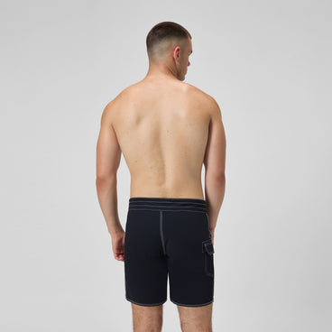Men's Lookout Solid Boardshorts Black/Dark Grey