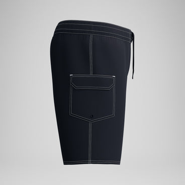 Men's Lookout Solid Boardshorts Black/Dark Grey