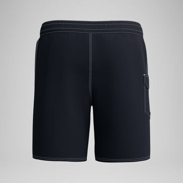 Men's Lookout Solid Boardshorts Black/Dark Grey