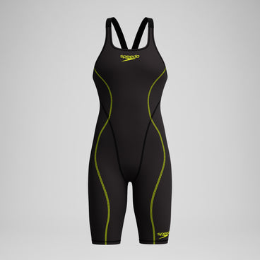 Female Fastskin HyperSpark Openback Kneeskin Black