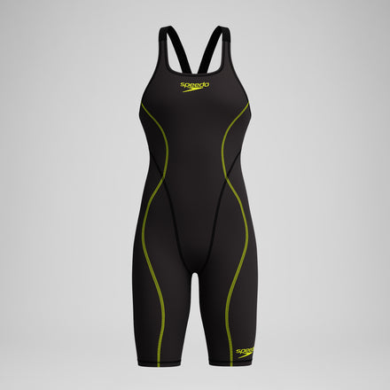 Female Fastskin HyperSpark Openback Kneeskin Black