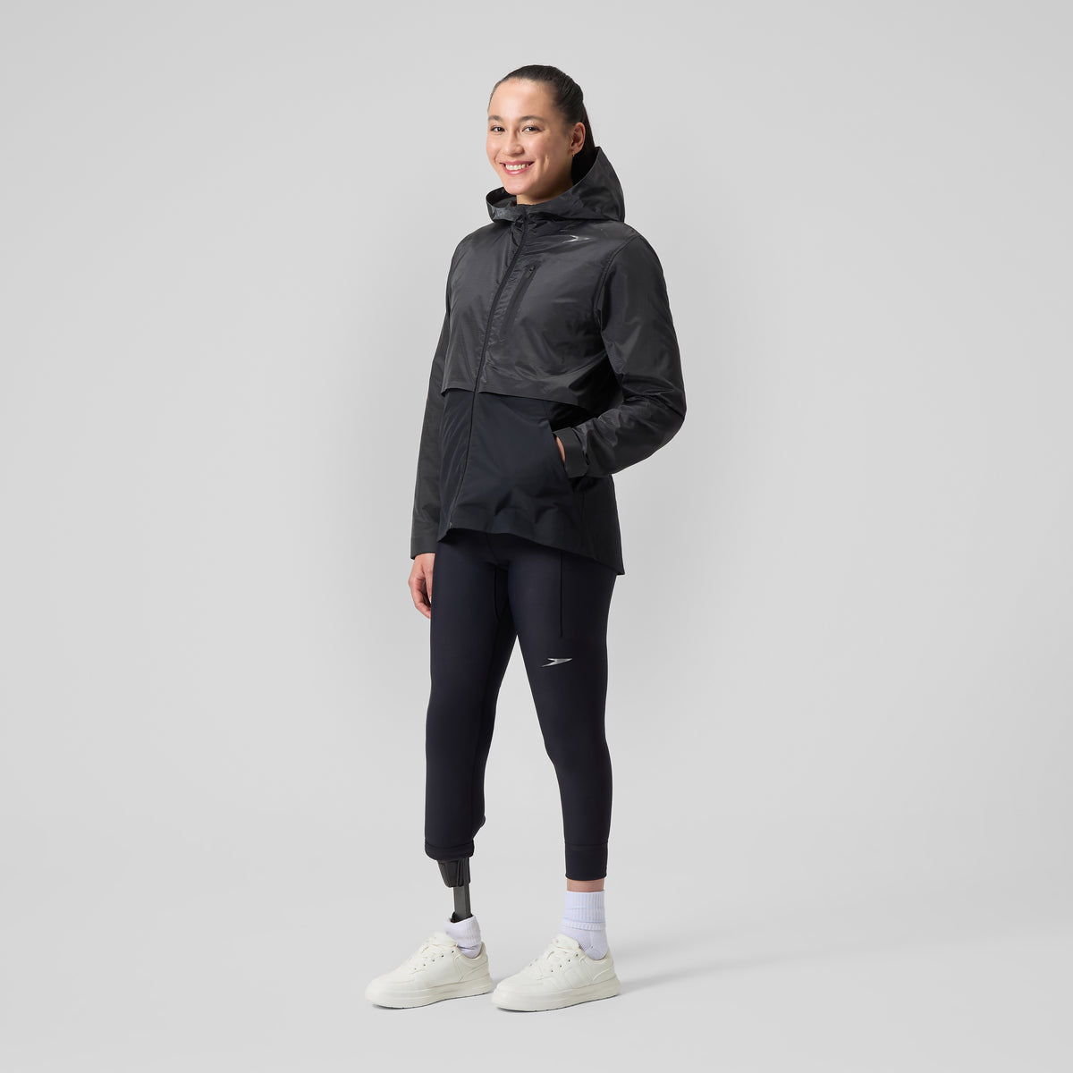 V Class Pro Jacket Black Grey