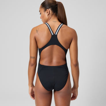 Women's V Class Performance Back Swimsuit Black/Grey
