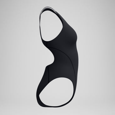 Women's V Class Performance Back Swimsuit Black/Grey