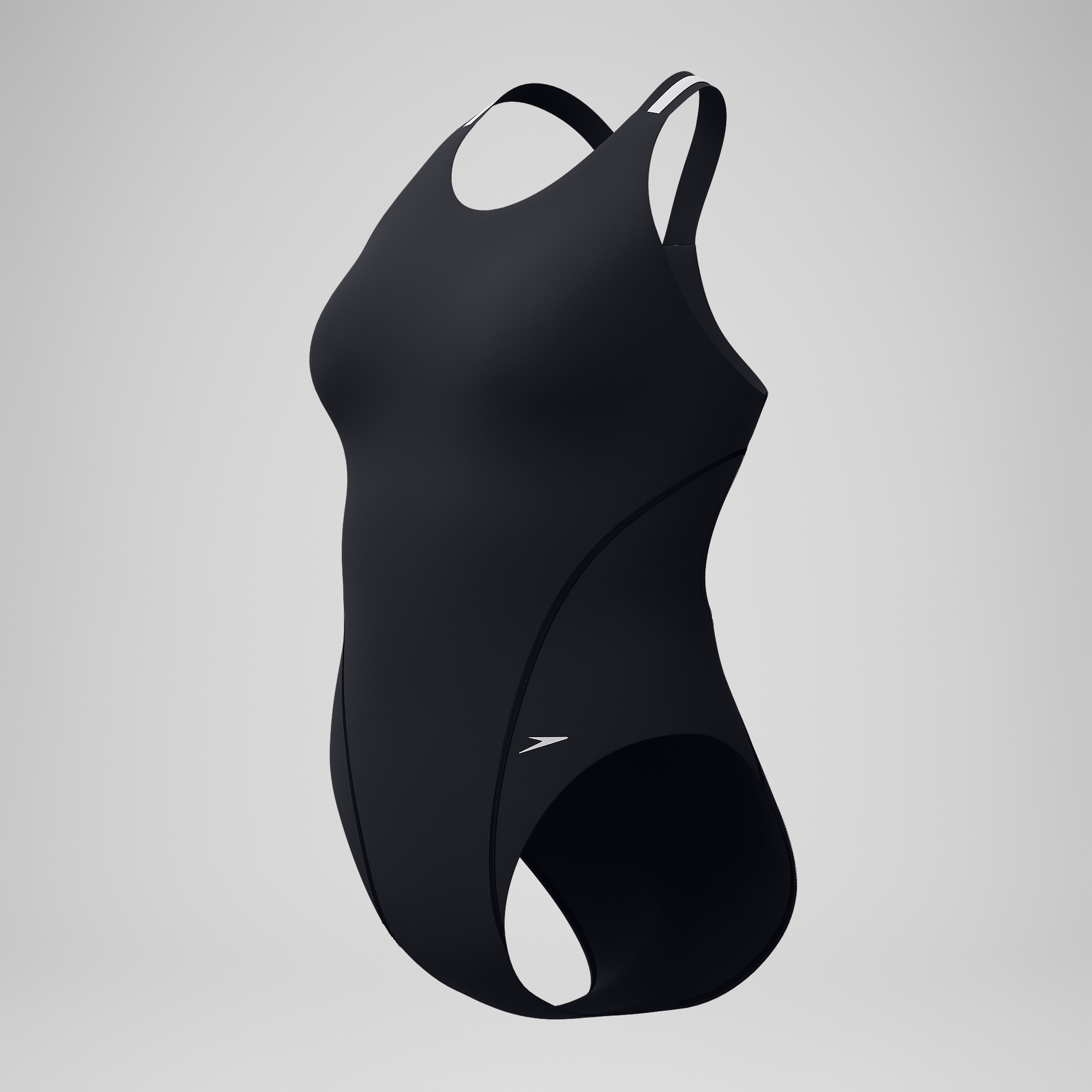 Women's Vanquisher Thick Strap One Piece Black | Speedo